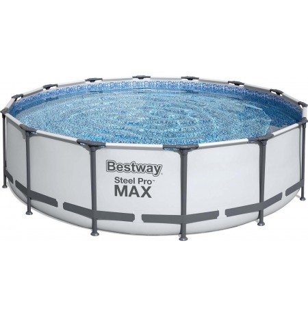 Rack pool BESTWAY 56950 Steel Pro MAX 14' 4,27 X 1,07 m 11 in 1 Round Grey