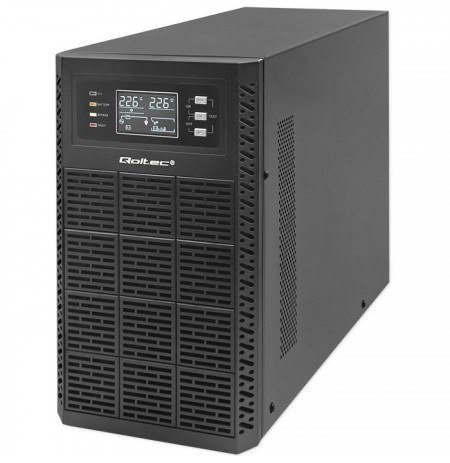 QOLTEC UPS 3KVA | 3000W | POWER FACTOR 1.0 | LCD