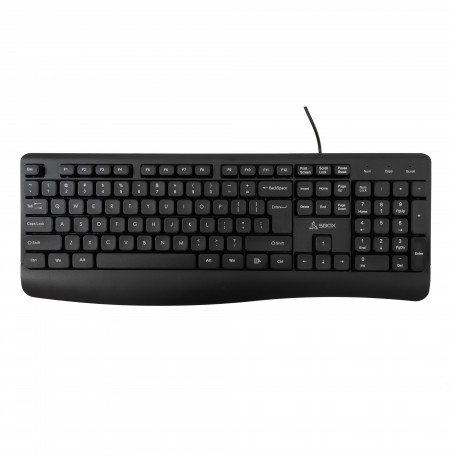 Sbox K-103 Keyboard US Black