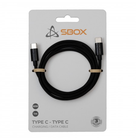 Sbox Type C - Type C M/M 1m black TYPEC-1-B