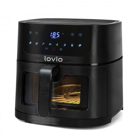 Lovio LVAF002BK PureFry XL Smart 6L Black