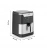 TEFAL Easy Fry & Grill EY801D 6.5 L Stand-alone 1650 W Hot air fryer Stainless steel