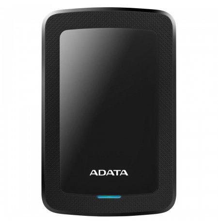 Drive external HDD ADATA HV300 AHV300-1TU31-CBK (1 TB, 2.5 Inch, USB 3.1, 8 MB, 7200 rpm, black color)