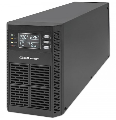 QOLTEC UPS 2KVA | 2000W | POWER FACTOR 1.0 | LCD
