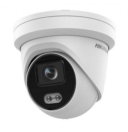 Hikvision dome DS-2CD2347G2H-LIUeF F4 (balta, 4 MP, 30 m. IR, 30 m. LED, Hybrid Light)