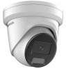 Hikvision dome DS-2CD2387G2H-LIUeF F2.8 (balta, 8 MP, 40 m. IR, 40 LED, Hybrid Light)