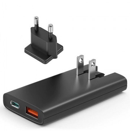 Kelioninis kroviklis CHOETECH GaN USB-C, USB-A: 67W, PD