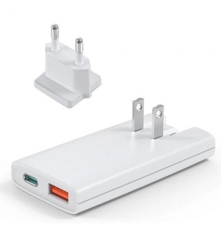Kelioninis kroviklis CHOETECH GaN USB-C, USB-A: 67W, PD