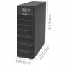 QOLTEC UPS 10KVA | 10000W | POWER FACTOR 1.0 | LCD