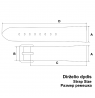 Laikrodžio dirželis Diloy 304EL.03.18