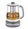 TEFAL Tastea Kettle | BJ551B10 | Tea Kettle | 1400 W | 1.5 L | Glass | 360° rotational base | Grey/White