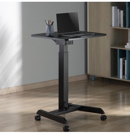 Maclean Laptop Table, Height Adjustable, for Standing Up Work, Max Height 113cm, MC-892B