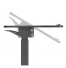 Maclean Laptop Table, Height Adjustable, for Standing Up Work, Max Height 113cm, MC-892B