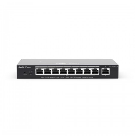 Ruijie Networks RG-ES209GC-P network switch Managed Gigabit Ethernet (10/100/1000) Power over Ethernet (PoE) Black
