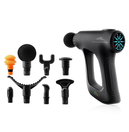 ETA Massage Gun | ETA266090000 PowerCare Pro | Number of massage zones 3 | Number of power levels 10 | Black