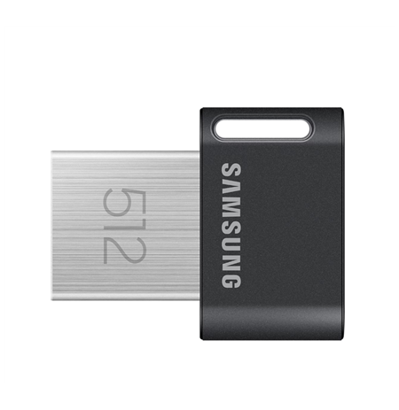 Samsung | FIT Plus | MUF-512AB/APC | 512 GB | USB 3.2 Gen 1 | Gray