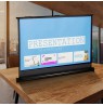 Maclean MC-961 Portable Projection Screen Compact 45" 4:3 Free-Standing Office Cinema