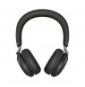 Jabra Evolve2 75 MS Teams Belaidės ausinės, Bluetooth, USB-A, Charging Stand, Juoda