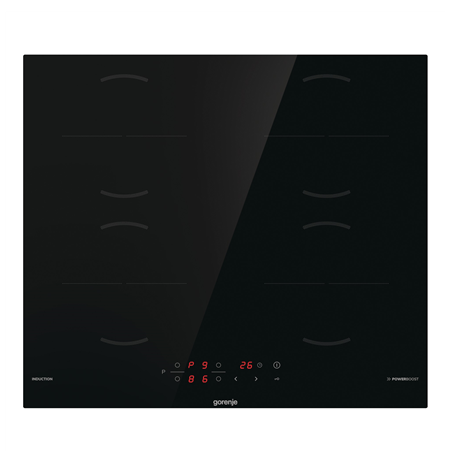 Gorenje | Hob | GI6401BSCE | Induction | Number of burners/cooking zones 4 | Touch | Timer | Black