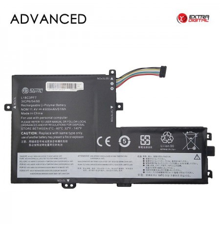 Nešiojamo kompiuterio baterija LENOVO L18C3PF7, 4500mAh, Extra Digital Advanced