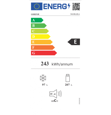 Refrigerator GORENJE N619EAXL4