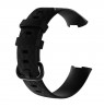 Julman laikrodžio dirželis tinka FitbitCharge 3/4 SL BK L Silikoninis