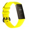 Julman laikrodžio dirželis tinka Fitbit Charge 3/4 SL Yelow  Silikoninis