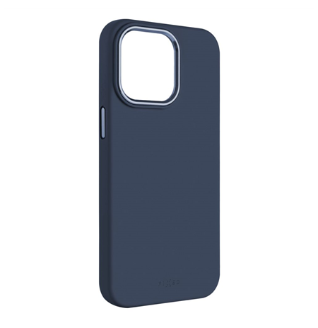 Fixed | MagFlow | Back cover | Apple | iPhone 15 Pro | Liquid silicon | Blue