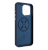 Fixed | MagFlow | Back cover | Apple | iPhone 15 Pro | Liquid silicon | Blue