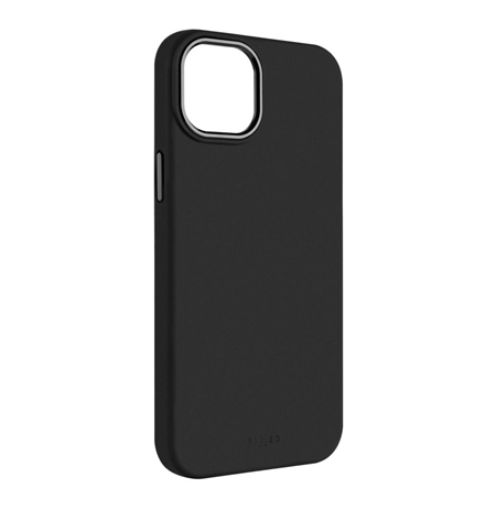 Fixed | MagFlow | Back cover | Apple | iPhone 15 Plus | Liquid silicon | Black