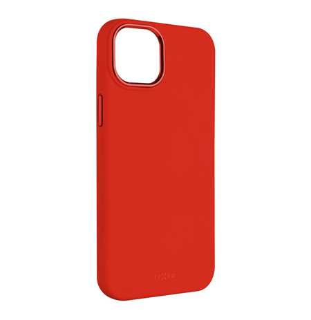 Fixed | MagFlow | Back cover | Apple | iPhone 15 Plus | Liquid silicon | Red