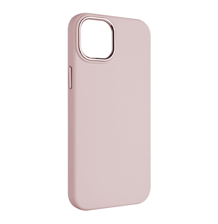 Fixed | MagFlow | Back cover | Apple | iPhone 15 Plus | Liquid silicon | Pink
