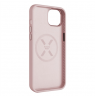 Fixed | MagFlow | Back cover | Apple | iPhone 15 Plus | Liquid silicon | Pink