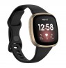 Julman laikrodžio dirželis tinka Fitbit Versa 3,4 SL BK L  Silikoninis