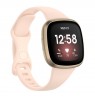 Julman laikrodžio dirželis tinka Fitbit Versa 3,4 SL sand pink L  Silikoninis