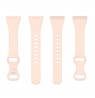 Julman laikrodžio dirželis tinka Fitbit Versa 3,4 SL sand pink L  Silikoninis
