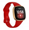 Julman laikrodžio dirželis tinka Fitbit Versa 3,4 SL Red L  Silikoninis