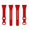 Julman laikrodžio dirželis tinka Fitbit Versa 3,4 SL Red L  Silikoninis
