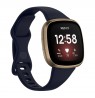 Julman laikrodžio dirželis tinka Fitbi Versa 3,4 SL dark Blue L  Silikoninis
