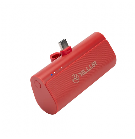 Tellur PD202 Powerbank 5000mAh red