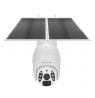 Tellur Smart WiFi Solar Camera P&T 3MP, 2K UltraHD, PIR, 20W solar panel, white