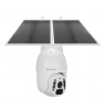 Tellur Smart WiFi Solar Camera P&T 3MP, 2K UltraHD, PIR, 20W solar panel, white