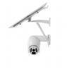 Tellur Smart WiFi Solar Camera P&T 3MP, 2K UltraHD, PIR, 20W solar panel, white