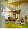 Tellur Smart WiFi Solar Camera P&T 3MP, 2K UltraHD, PIR, 20W solar panel, white