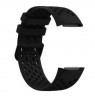 Julman laikrodžio dirželis tinka Fitbit Charge 5/6 SL O Black  Silikoninis