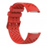 Julman laikrodžio dirželis tinka Fitbit Charge 5/6 SL O Red  Silikoninis