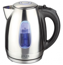Adler | Kettle | AD 1223 | Standard | 2200 W | 1.7 L | Stainless steel | 360° rotational base | Stainless steel