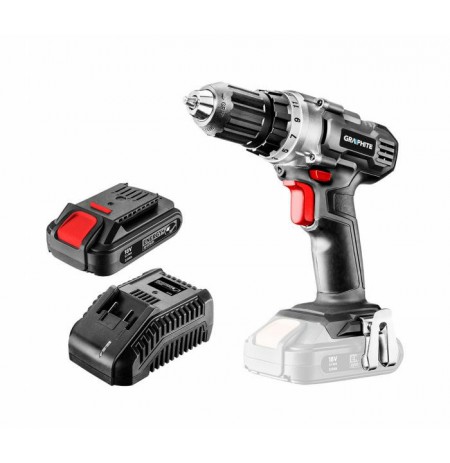 Graphite 58G000-SET1 drill 1250 RPM Keyless 1.1 kg Black, Red