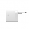 Fixed Dual USB-C Mains Charger, PD support, 65W