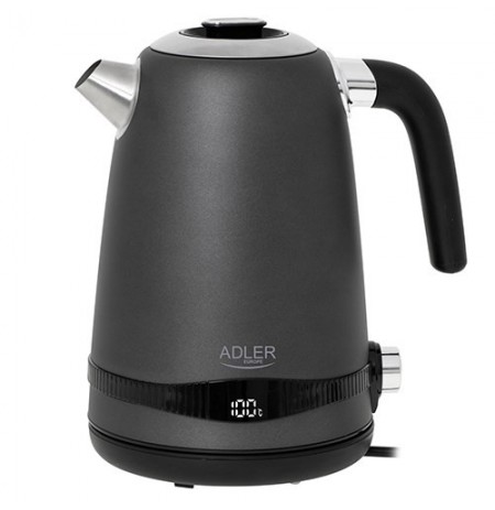 Metal kettle 1.7L with LCD and temperature control Adler